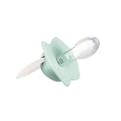 კანპოლ ბეიბის მატყუარა სილიკონის სიმეტრიული "სუფთა ფერი" 2ც. 6-18 თვე, კრემისფერ