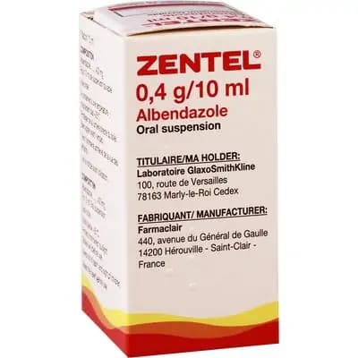 ზენტელი 0.4გ/10მლ სუსპ.