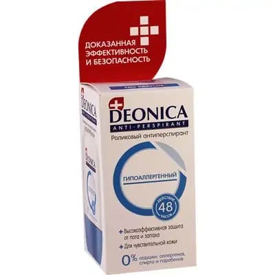 დეონიკა ანტიპერსპერანტი ბურთულა 45მლ