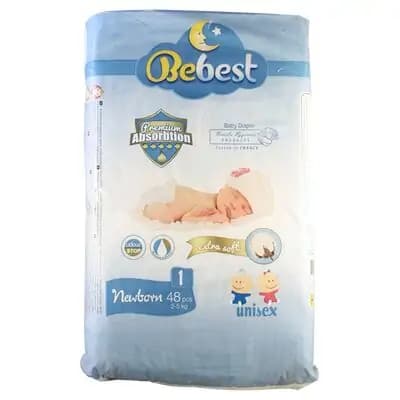 ბიბესტი-ბავშვის საფენი N1 2-5კგ #48