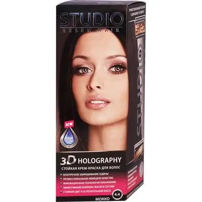 სტუდიო თმის საღებავი N4.4