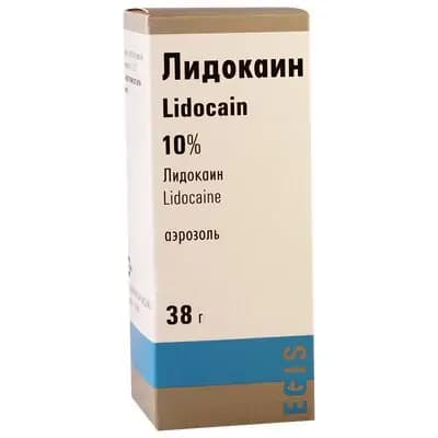ლიდოკაინი აეროზოლი 10% 38გ