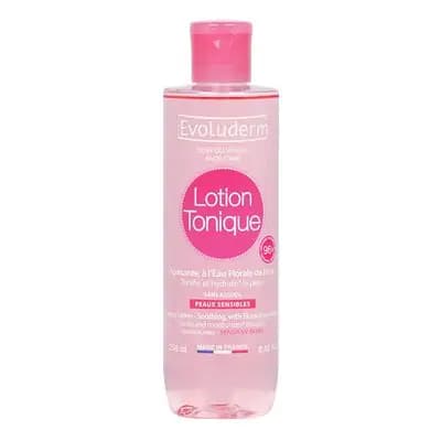 ევოლუდერმი-სახის გამწმენდი ლოსიონი მგრძნობიარე კანის 250მლ