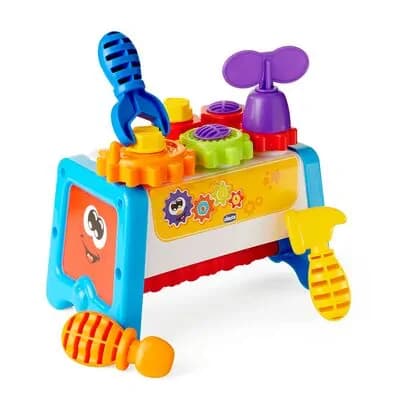 ჩიკო-Chicco-სათამაშო ხელსაწყოები GEAR&TOOLBOX