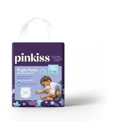 პინკისი-ბავშვის ტრუსი ღამის XL 20ც 12-18კგ