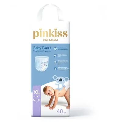 პინკისი-ბავშვის ტრუსი პრემიუმი XL 40ც 12-18კგ