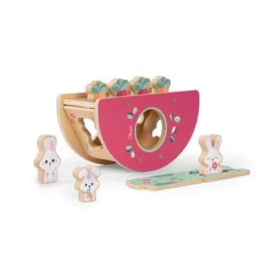 ჩიკო-Chicco-ხის სათამაშო ბაჭების ოჯახი