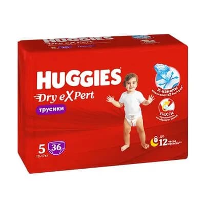 ჰაგისი ტრუსი Dry expert N5 36ც