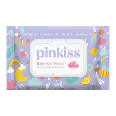 პინკისი-სველი ხელსახოცი 64ც.