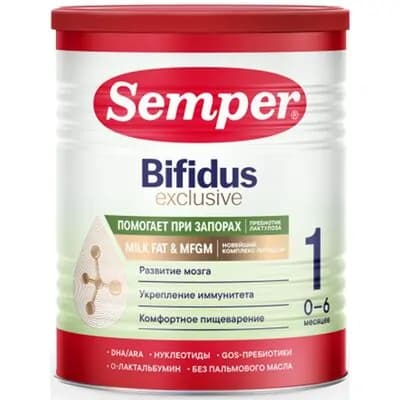 სემპერი - რძე ბიფიდუსი 1 400გრ