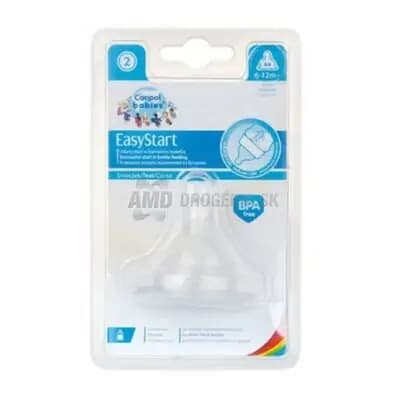 კანპოლ ბეიბის ბოთლის საწოვარა სილიკონით #1 ნელი