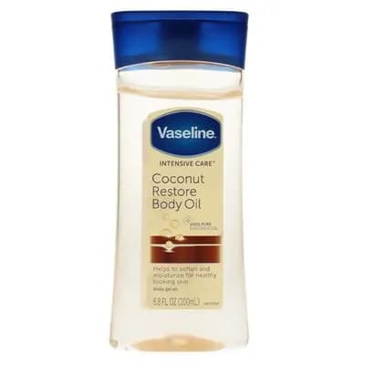 ვაზელინი - სხეულის დამატენიანებელი ზეთი - ქოქოსი, 200მლ