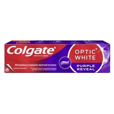 ქოლგეითი Optic White Purple 75მლ. კბილის პასტა