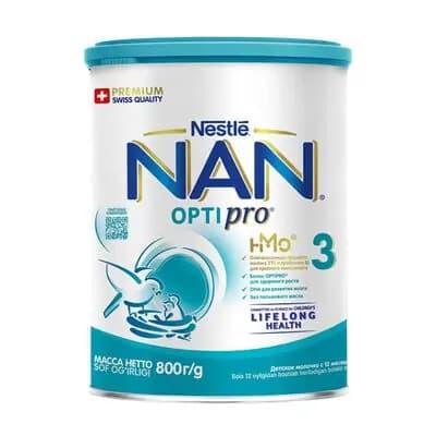 ნესტლე-ნან 3 12-თვიდან 800გ