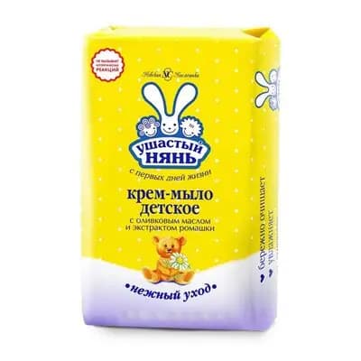 უშასტი ნანი ბავშვის საპონი გვირ+ზეთისხილი