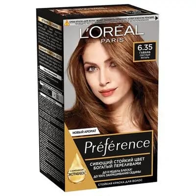 ლორ-Preference თმის საღებავი N6.35