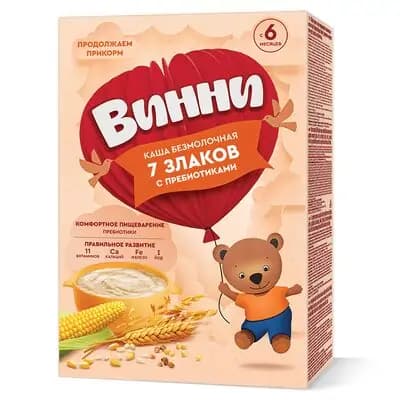 ვინი-ურძეო ფაფა 7 მარცვალი 6თვიდან