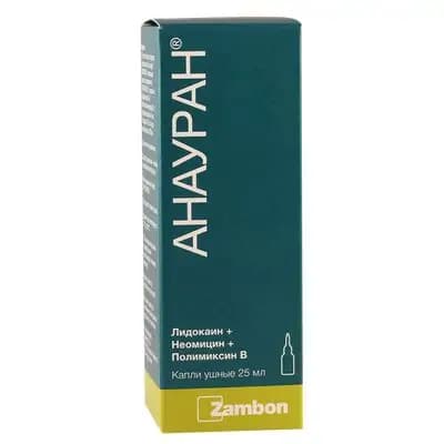 ანაურანი 25მლ ყურის წვეთები