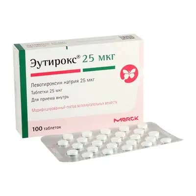 ეუთიროქსი 25მკგ#100ტ
