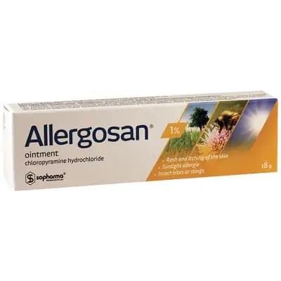 ალერგოსანი 1% 18გ მალამო