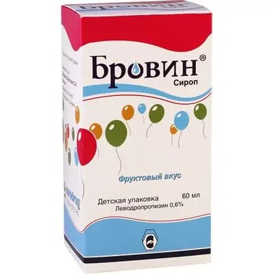 ბროვინი 0.6% 60მლ სიროფი