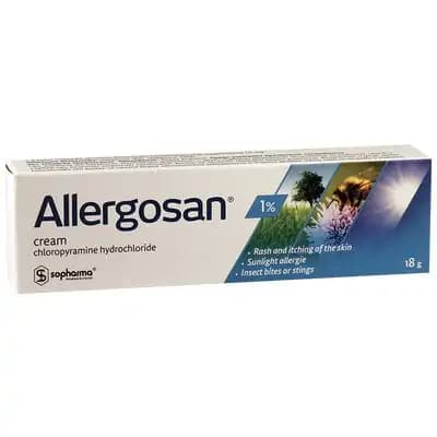 ალერგოსანი 1% 18გ კრემი