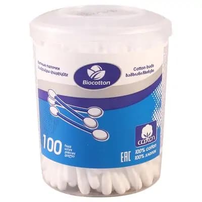 ბამბიანი ჩხირები #100