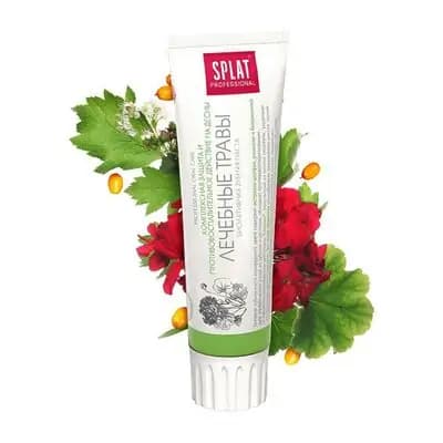 სპლატი კბილის პასტა სამკურნალო მცენარეები