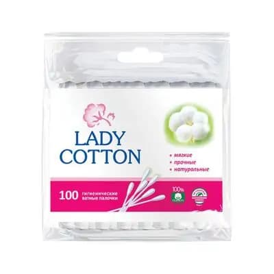 ლედი კოტონი ბამბიანი ჩხირები N100