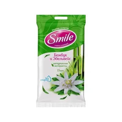 სმაილ სველი ხელსახოცი N15