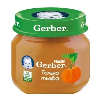 გერბერი-პიურე გოგრით 80გ