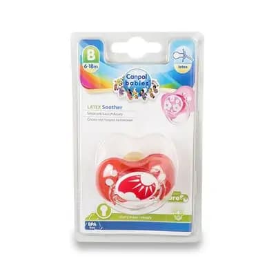 კანპოლ ბეიბის საწოვარა ლატექსის 6 18