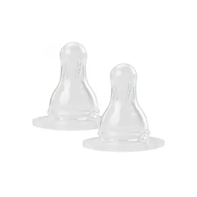 ბეიბი ნოვა ბოთლის საწოვარა სილიკონის მრგვალი თავით #2