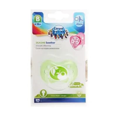 კანპოლ ბეიბის მატყუარა სილიკონის 6-18 თვემდე