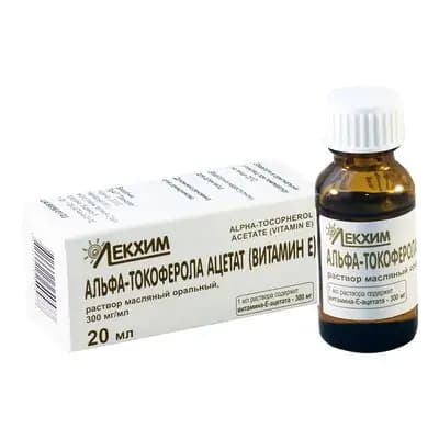 ვიტ E 30% 20მლ ზეთ. ხსნარი ფლ