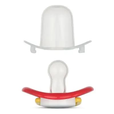 ბეიბო-მატყუარა სილიკონის წითელი 0+