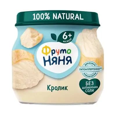 ფრუტო -პიურე კურდღლის 80გ