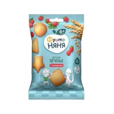 ფრუტო-ნამცხვარი ხორბალი მარწყვი 50გ