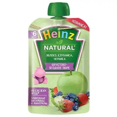 ჰეინცი პიურე ვაშლი ქლიავი 90გრ