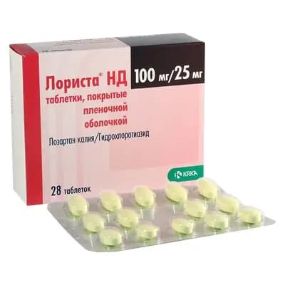 ლორისტა HD 100მგ/25მგ #28ტ