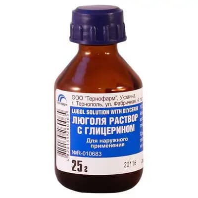 ლუგოლის ხსნარი გლიცერინით 25მლ