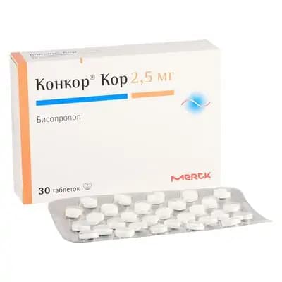 კონკორ კორ 2.5მგ #30ტ