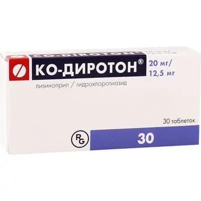 კო-დიროტონი 20მგ/12.5მგ #30ტ