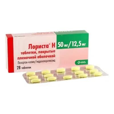 ლორისტა H 50მგ/12.5მგ #28ტ