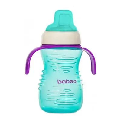 ბეიბო-ჭიქა სასწავლო, სილიკონის თავით 6+