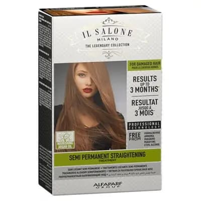 ილ სალონე-თმის გასასწორებელი კერატინი დაზიანებული თმის