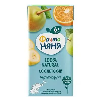 ფრუტო - წვენი მრავალი ხილი 0.2ლ