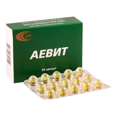 აევიტი 100000სე+100მგ #30კაფს