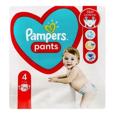 პამპერსი ტრუსი N4 9-15 #25