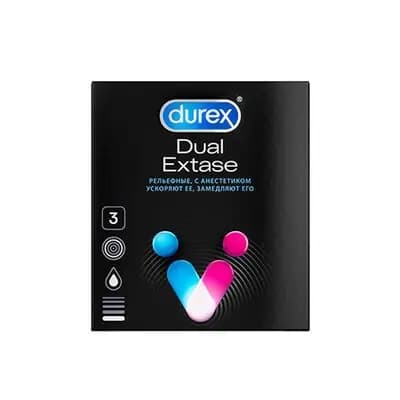 დურექსი პრეზერვატივი Dual Extase#3